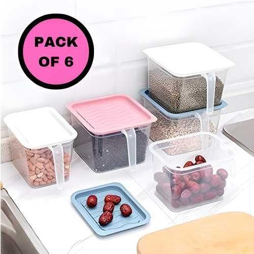 Unbreakable kitchen storage  Baskets (Pack of 6)